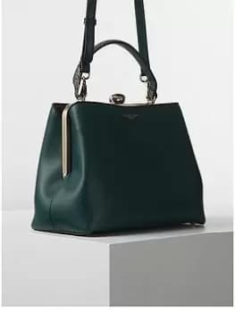 Luella Grey Luella Grey Louisa Framed Tote - Petrol, Black, Women