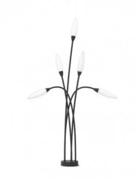 Multi-Head Bollard Post Lamp, 5 x G9, IP65, Anthracite