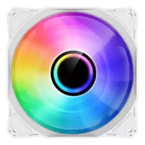 CiT Pro YH120 120mm ARGB White Inner-Ring Infinity Fan - CIT-PRO-YH120-W