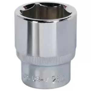 Sealey SP1226 WallDrive Socket 26mm 1/2"Sq Drive Fully Polished