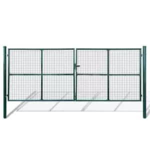Vidaxl Mesh Garden Gate 415 X 200 Cm / 400 X 150 Cm