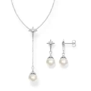 THOMAS SABO Silver Vintage Star Pearl Jewellery Set