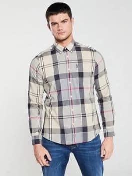 Barbour Tartan Shirt - Ecru/Grey/Red