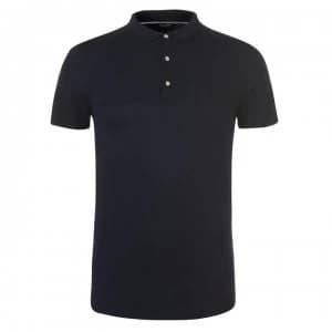 Jack and Jones Jack Premium Sun Knit Polo Shirt - Maritime Blue