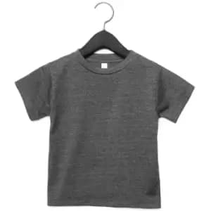 Bella + Canvas Toddler Jersey Short Sleeve T-Shirt (Pack of 2) (4 Years) (Dark Grey Heather)