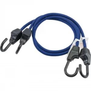 Draper Heavy Duty Bungees 800mm Blue Pack of 2