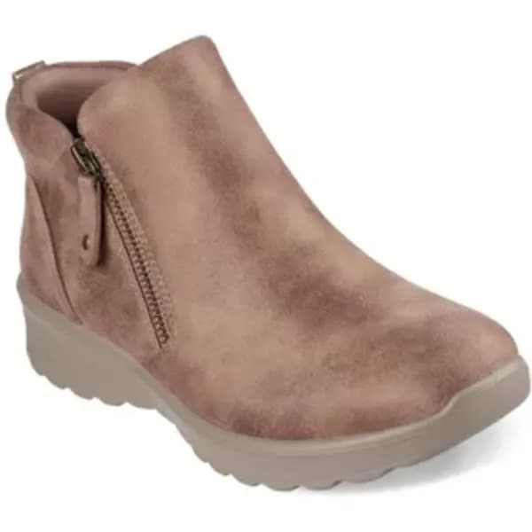 Skechers Womens Lovely Vibe Fall In Bloom Ankle Boots UK Size 3 (EU 36) MUSHROOM SKE2330-MUSH-3