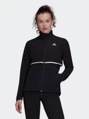 adidas Own The Run Soft Shell Jacket, Black Size XL Women