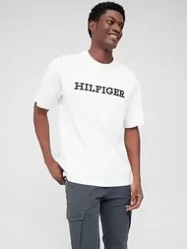 Tommy Hilfiger Monotype Embro Archive T-Shirt - White Size M Men