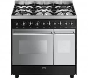 SMEG C92DBL8 Dual Fuel Range Cooker - Stainless Steel