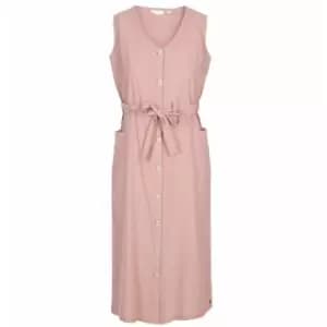 Trespass Womens/Ladies Sally Casual Dress (XXS) (Rhubarb Red Stripe)