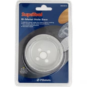 SupaTool Bi-Metal Hole Saw 70mm