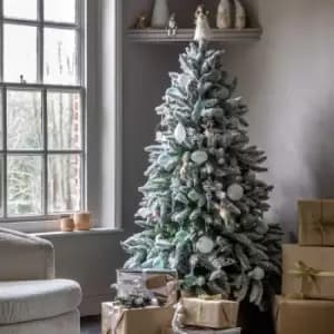 Crossland Grove Scotland Flocked Christmas Tree 6ft