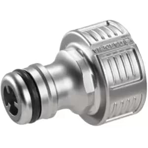 Gardena Premium Threaded Tap Hose Pipe Connector 21mm