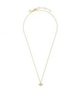 Accessorize Z Sparkle Planet Pendant - Gold