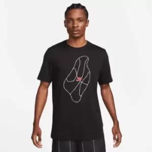Nike M Nbb Dri-Fit Seasonal Exploration T-Shirt, Black, Male, T-Shirts, DV9712-010