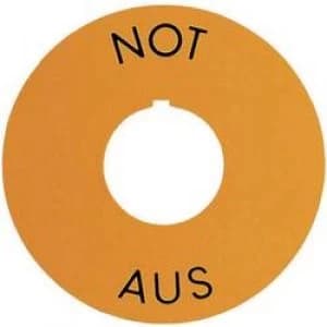 Label 60 mm EMERGENCY STOP RAFI