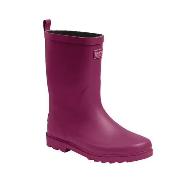 Regatta Fairweather Cosy Junior Wellies - Red C1