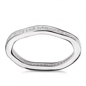 Chamilia Tranquillity Swarovski Zirconia Stacking Ring Small