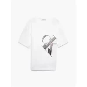 Calvin Klein Jeans Hyper Real Monogram T-Shirt - White