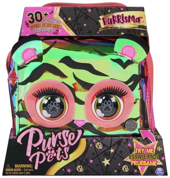 Purse Pets Interactive Tiger Pet Toy Crossbody Bag