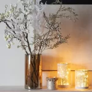 Pack of 5 Large Winter Spray Silver