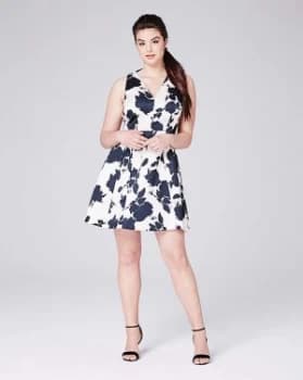 Coast Kristen A Line Print Dress