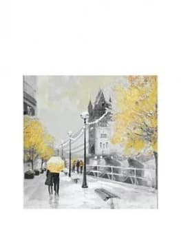 Arthouse Ochre London Couples Canvas With Handpaint