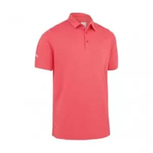 Callaway 2022 EMEA VENTILATED HEAT POLO TEABERRY HTR - L