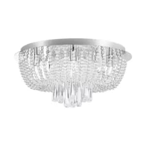 Sensi Ceiling Light, Chrome, 8x G9