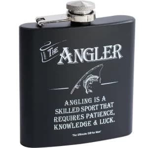 Ultimate Gift for Man Hip Flask Angler