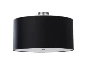 Otto Cylindrical Flush Light Black 50cm E27
