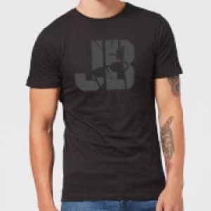 Johnny Bravo JB Sillhouette Mens T-Shirt - Black