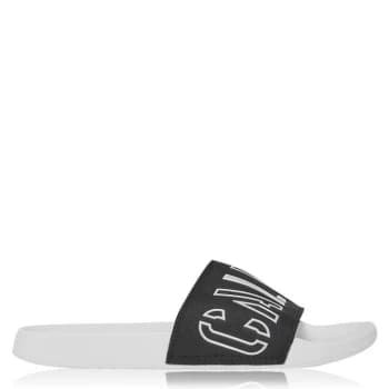 Calvin Klein Jeans Vadim Mesh Sliders - Black/White