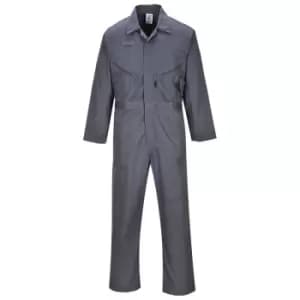 Portwest - C813GGRS - sz Long S Liverpool Zip Coverall - Graphite Grey - Graphite Grey