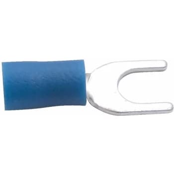 4.00MM Blue Fork Terminal (Pk-100) - Kennedy