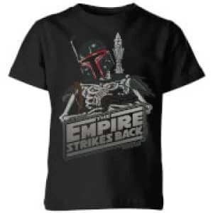 Star Wars Boba Fett Skeleton Kids T-Shirt - Black - 11-12 Years