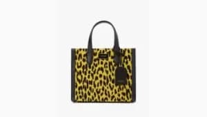 Manhattan Modern Leopard Chenille Small Tote