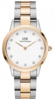 Daniel Wellington Iconic Lumine 32 Two-Tone Steel Bracelet Watch