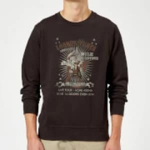 Looney Tunes Wile E Coyote Guitar Arena Tour Sweatshirt - Black