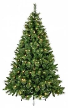 Premier Decorations 7ft Pre-Lit Christmas Tree - Green
