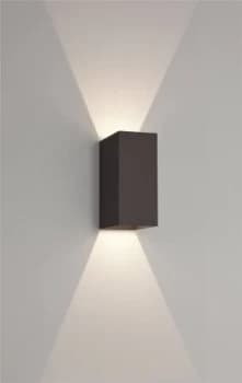 LED Outdoor Up Down Wall 2 Light, Black, IP65