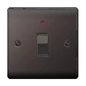Metal Black Nickel Dp Switch Neon 20a - NBN31-01 - BG