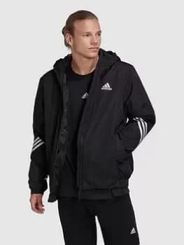 Adidas Bts Hoodie Jkt, Black, Size 2XL, Men