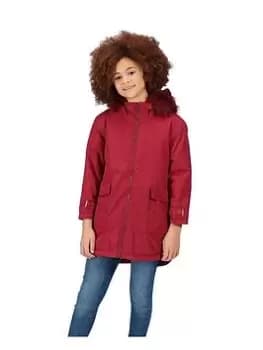 Regatta Adelyn Parka - Dark Pink Size 5-6 Years, Women