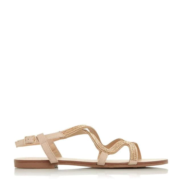Head Over Heels by Dune 'Naimi' Embellished Ankle Strap Sandals - 3 - rose
