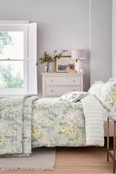 'Hollyhocks Cotton Duvet Cover Set