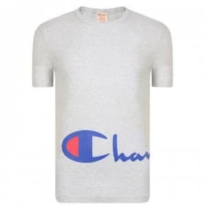 CHAMPION Side Logo T Shirt - Grey
