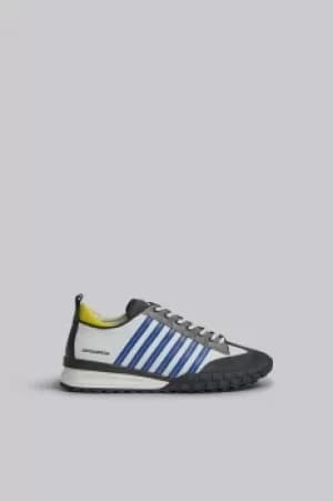 DSQUARED2 Men Sneaker White Size 10 80% Calfskin 20% Bovine leather