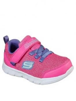 Skechers Toddler Comfy Flex Trainer - Pink, Size 5 Younger